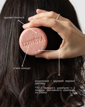 Шампунь твердий для фарбованого волосся Solid Shampoo Bar, 70г