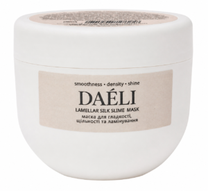СЛАЙМ-МАСКА ламелярнаDAÉLI Lamellar Silk Slime Mask 500 мл — маска для гладкості, щільності та ламінування волосся