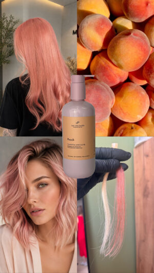 Тонуюча маска для волосся LUNÉVA PEACH
