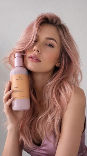 Тонуюча маска для волосся LUNÉVA PEACH