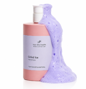 Тонуючий шампунь для підтримання кольору LUNÉVA Orchid Ice, 300 мл