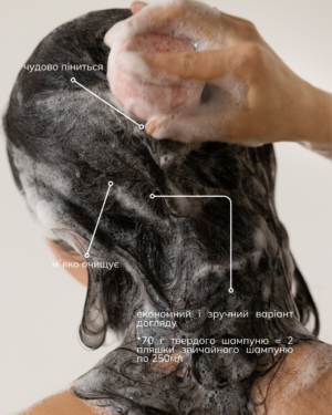 Шампунь твердий проти випадіння волосся Anti-Hairloss, 70г